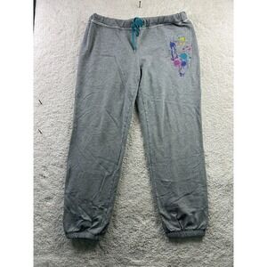 Hard Candy‎ Pants Girls XL 15-17 Gray Jogger Sweatpants Drawstring Studded Paint